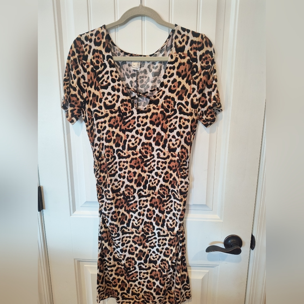 Venus Cheetah print fitting dress